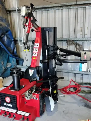 BRIGHT 897 Leverless Tyre Changer & Assist Arm, Variable Speed